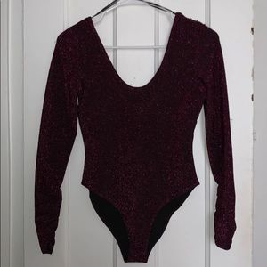 Zara sparkle bodysuit